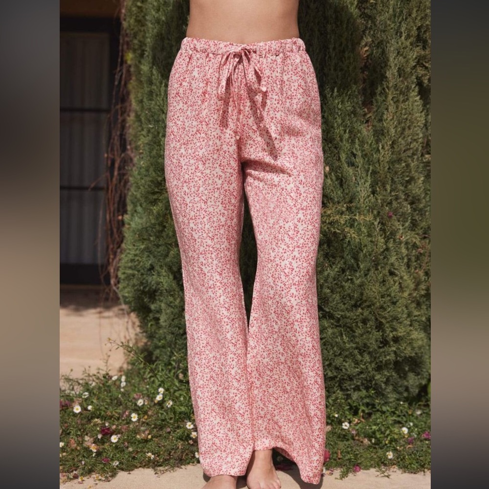Hermoza Pink Floral Pants